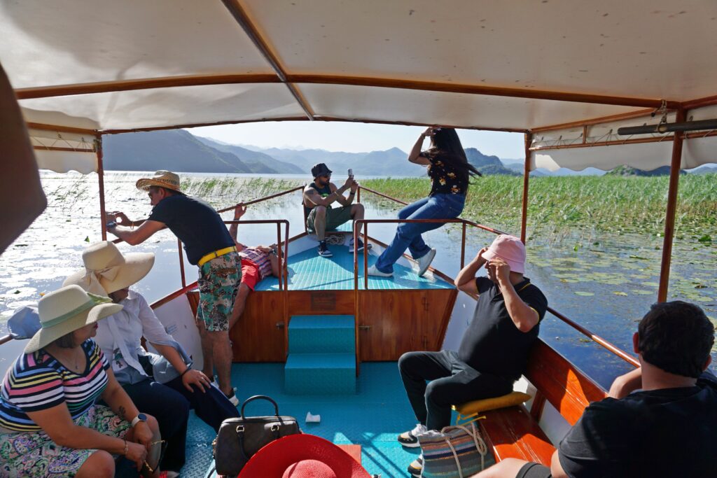 Boat tours on Skadar lake